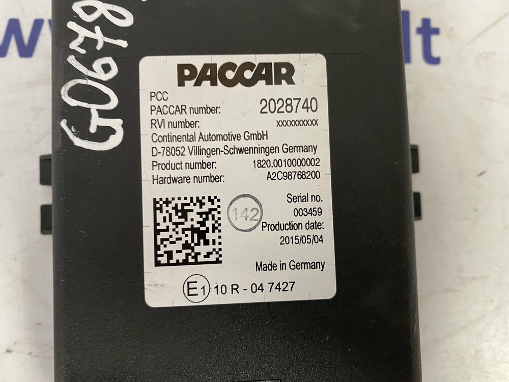 DAF XF106 PCC control unit 2028740