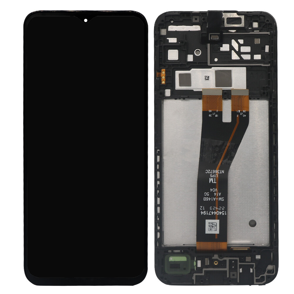 For Samsung Galaxy A14 5G SM-A146B LCD Display Touch Screen Replacement ± Frame