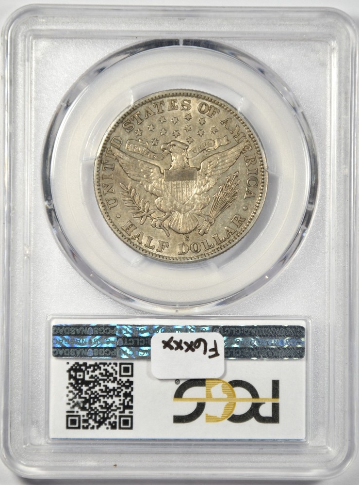 1905-S BARBER HALF DOLLAR ~ PCGS XF45