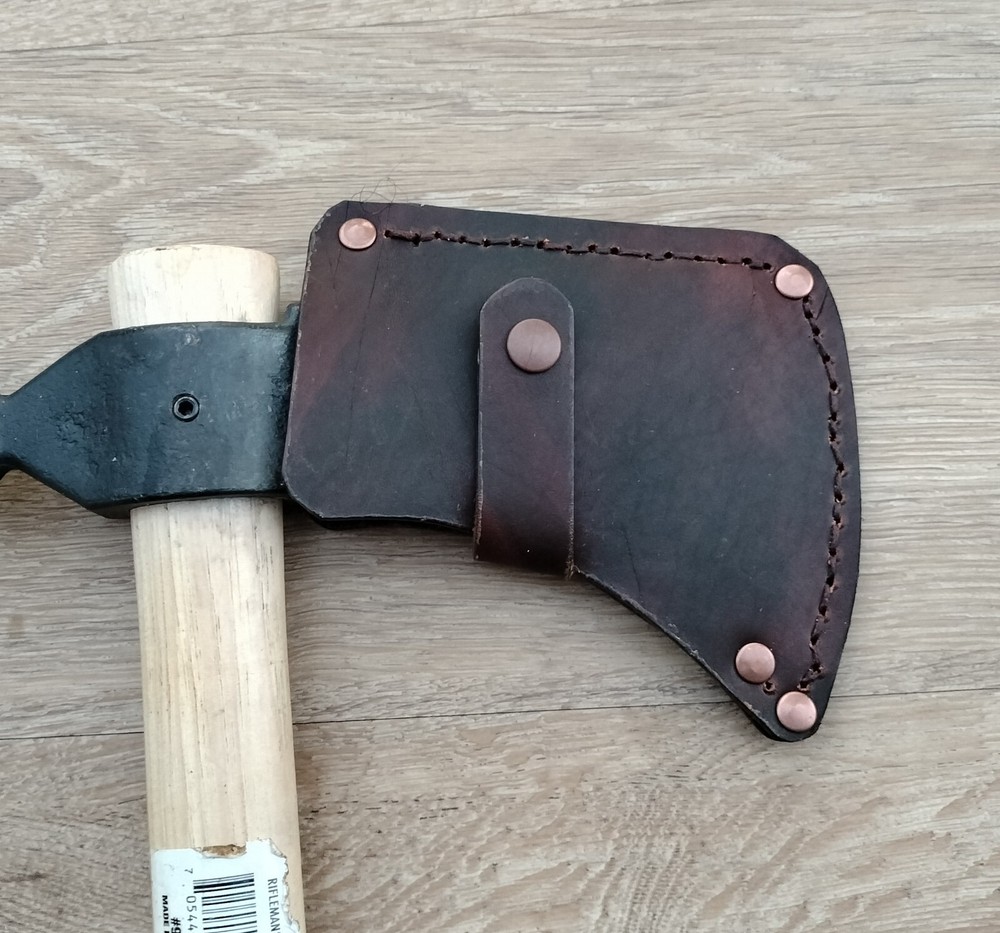 Rifle Tomahawk Leather Sheath