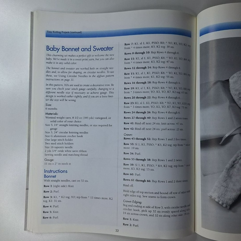 Learn To Knit Just One Day Easy Beginner Start School Needlework Guide Creative