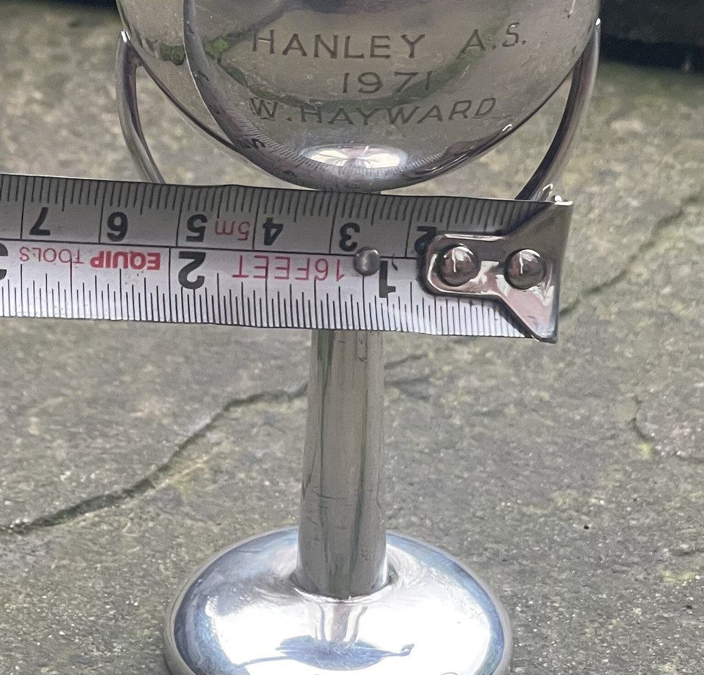Art Nouveau Silver Plated Trophy