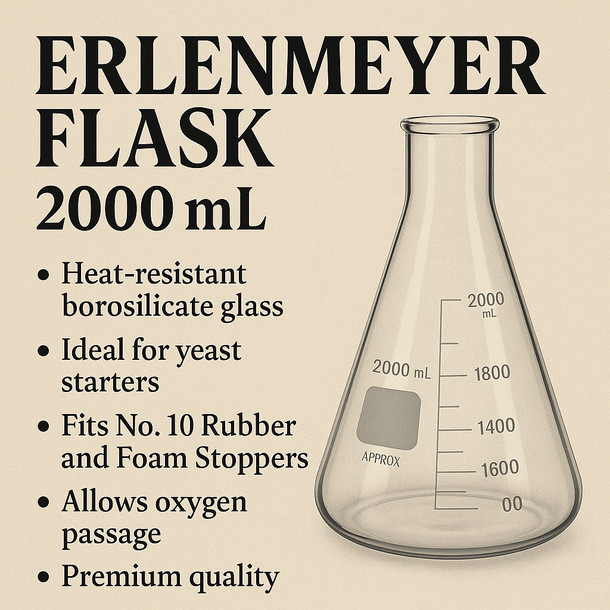 LD Carlson Erlenmeyer Flask 2000 mL