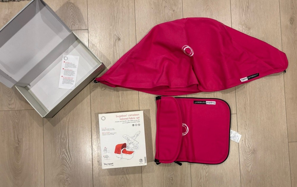 Bugaboo Chameleon Tailored Fabric Set  2-piece Hot Pink