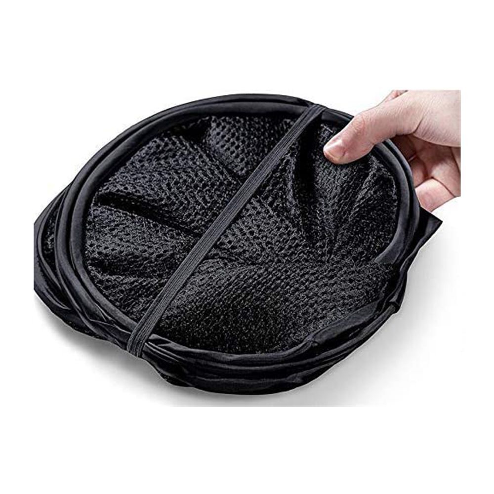 2PCS Collapsible Pop up Laundry Bag Foldable Hamper Large Mesh Clothes Basket US