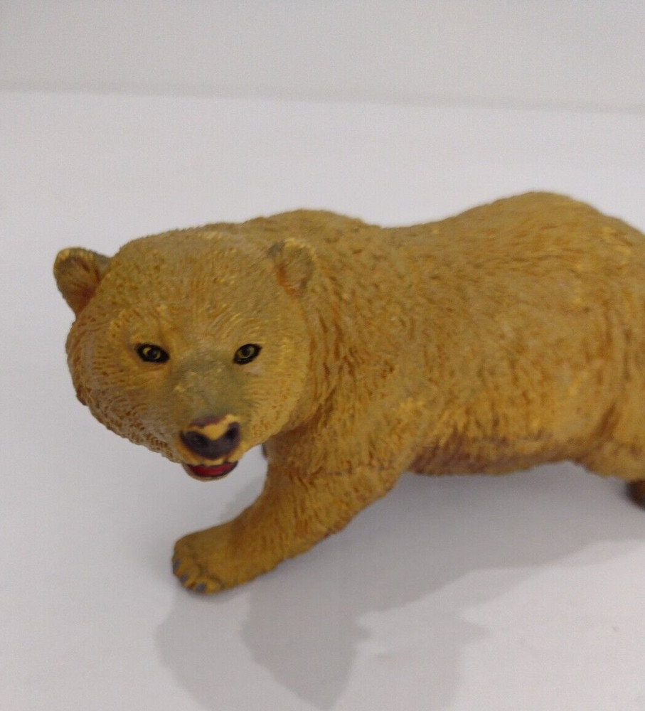 AAA Vintage Adult Bear & Bear Cub Solid Plastic Late 1990s