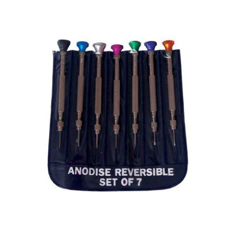 Precision Jeweler Eye Glasses Flat Tip Screw Driver - 7pc