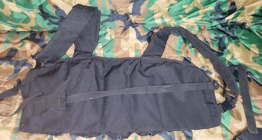 Tactical Black Nylon Chest Rig