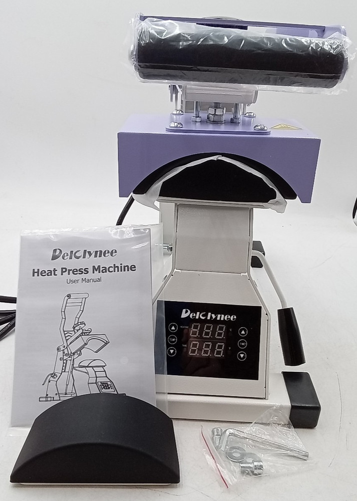 Hat Heat Press Machine for Caps with 2pcs Interchangeable Platens