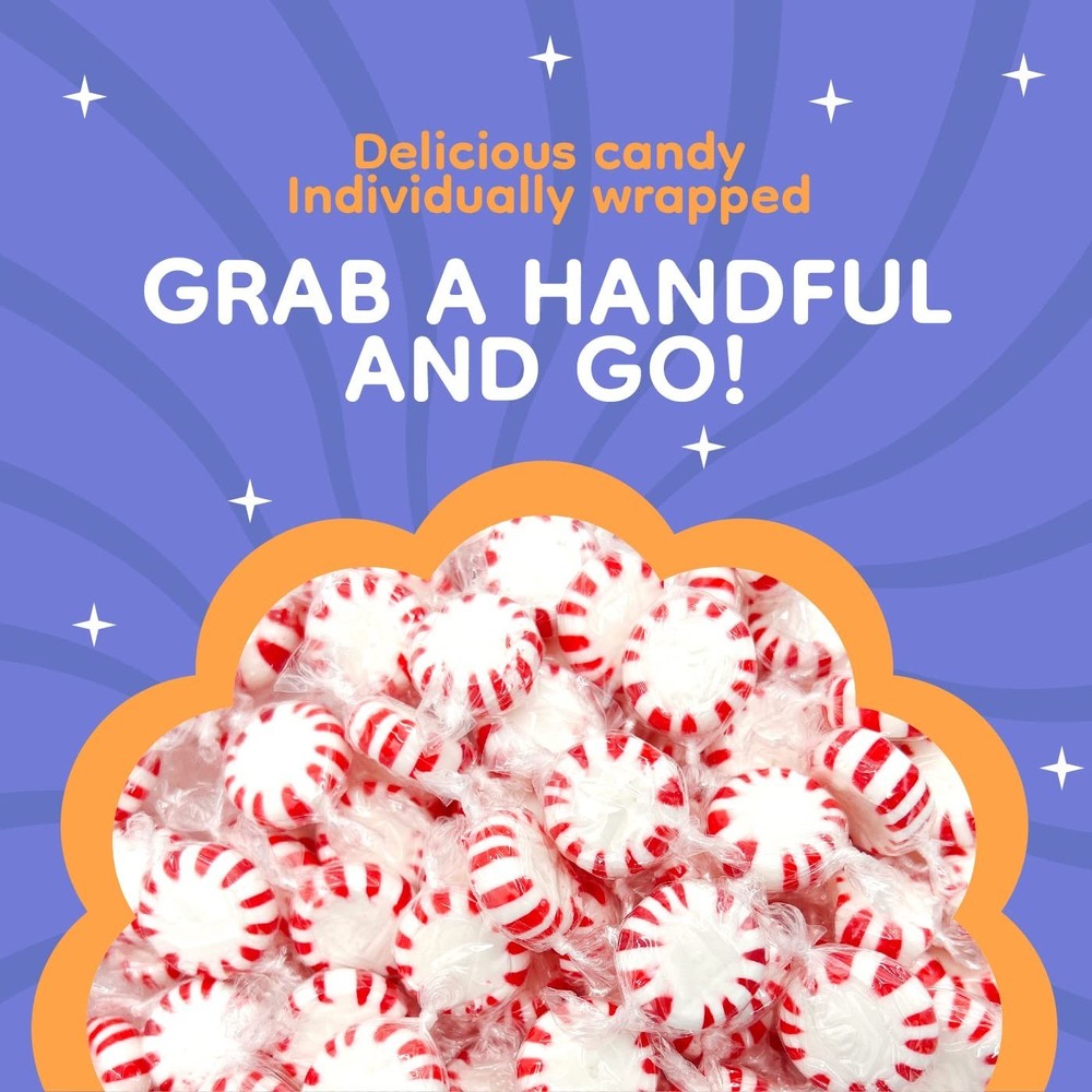 Starlight Peppermint Mints | 2 Pound Bag - Approx. 150 Count | Old Fashioned ...