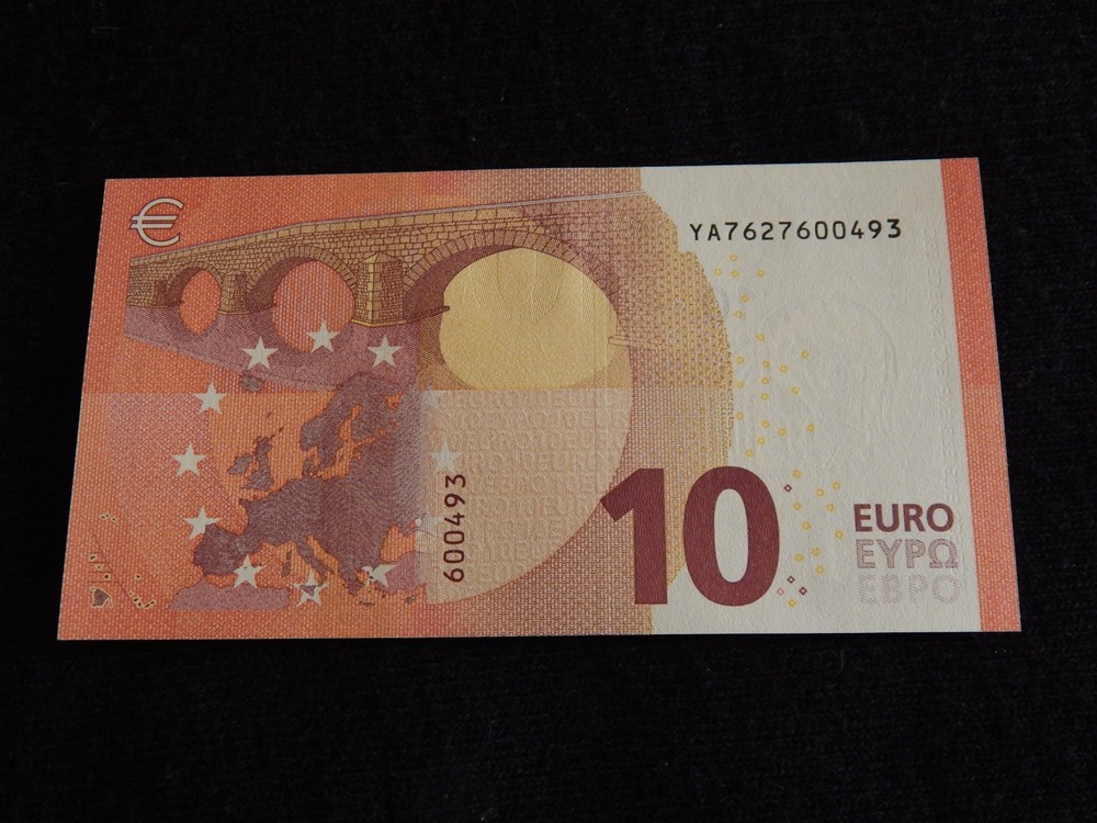 GREECE 10 EURO 2014 Lagarde printer Y011E3 GEM UNC