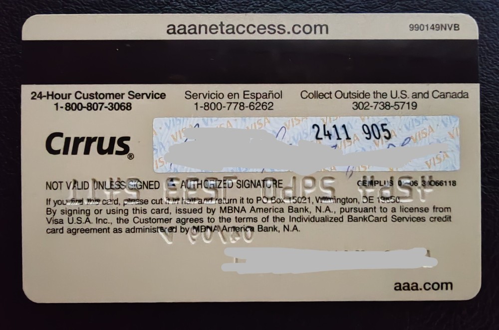 AAA PLATINUM PLUS credit card VISA 2009