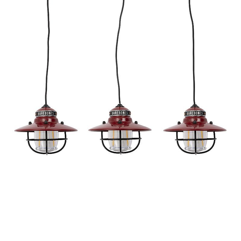 Barebones Living LIV-267 Edison String Lights LED Red