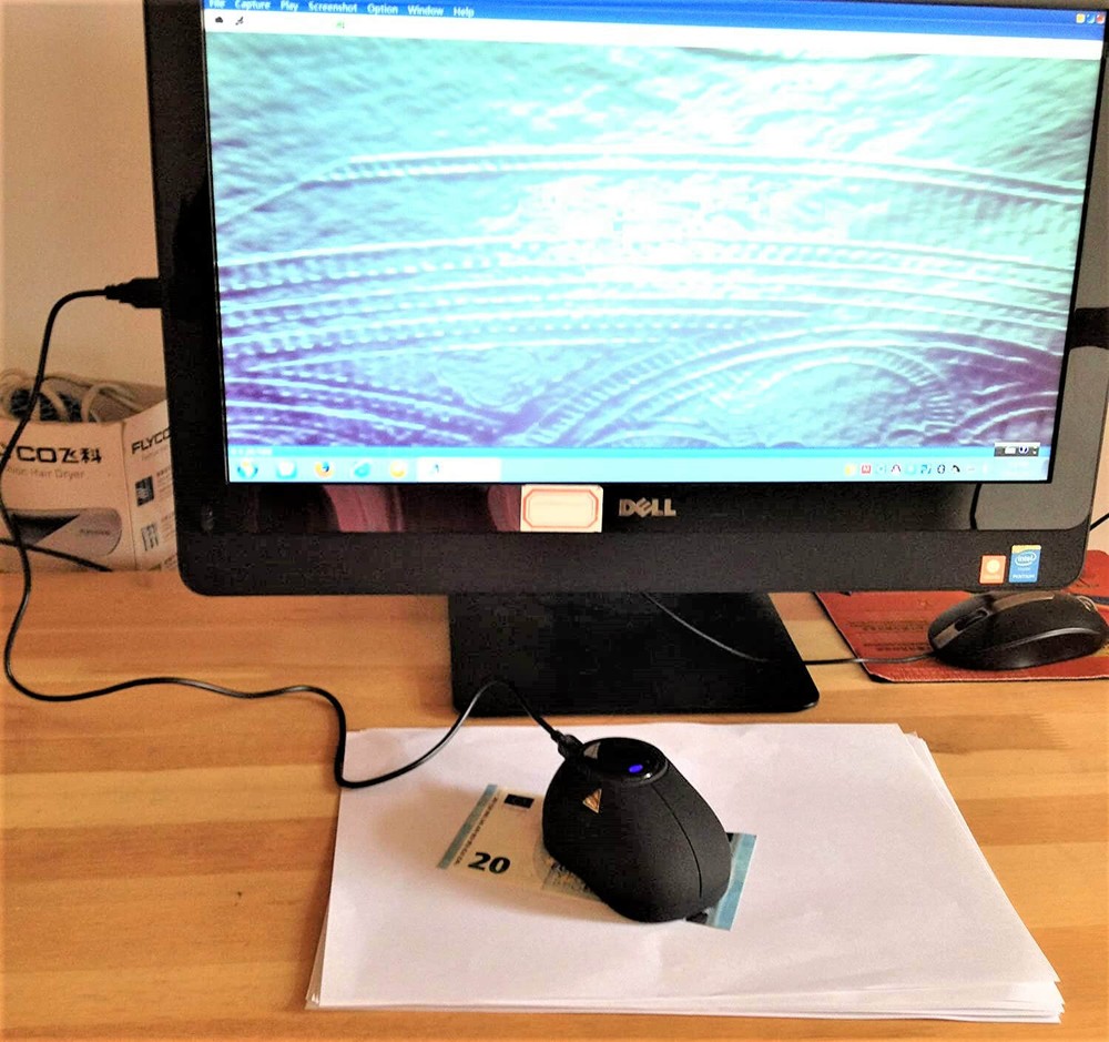 Vividia FM-120 USB Digital Forensic Document Examination Magnifier