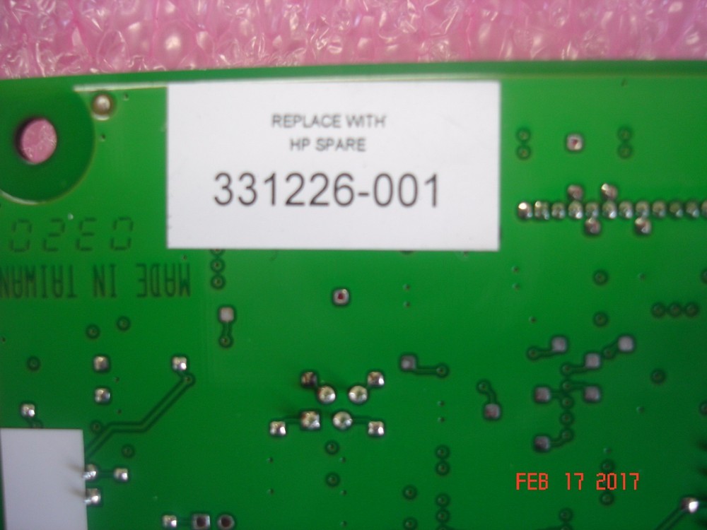331226-001 HP CONTROL PANEL PCB FOR HP MSL6000 TAPE LIBRARY, REFURBISHED !