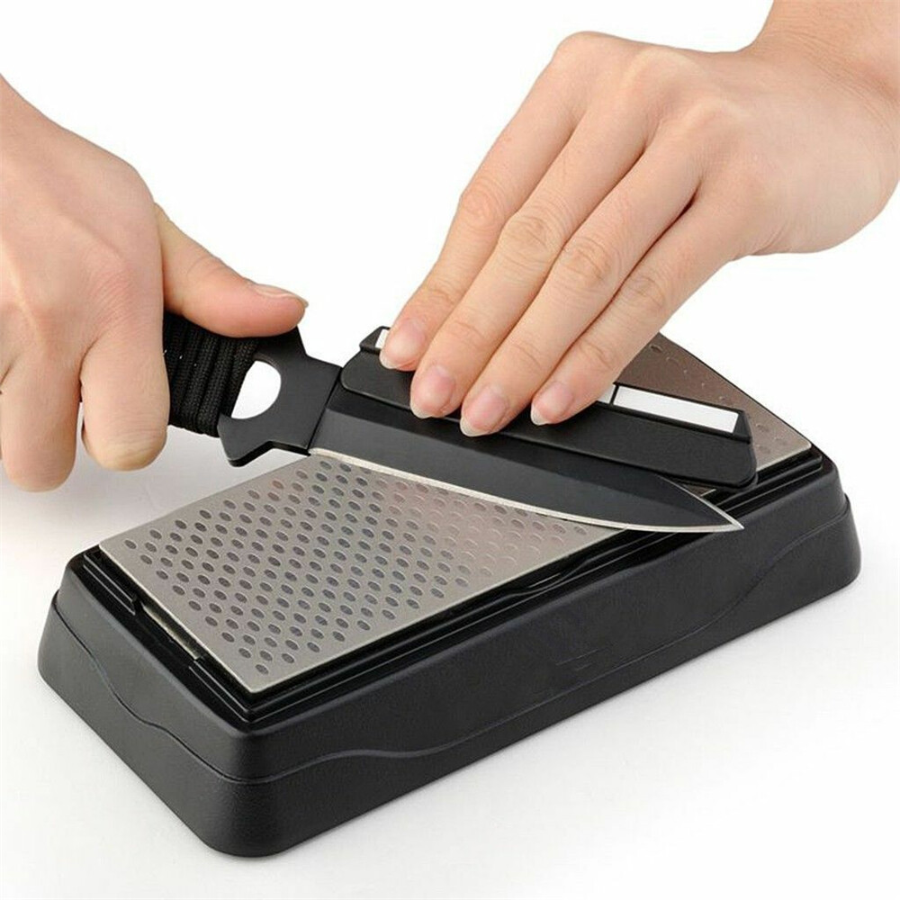 400#/1000# Double Sided Diamond Whetstone Sharp Sharpening Stone Knife Sharpener