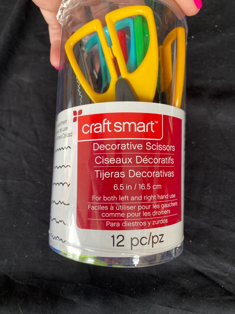 Craftsmart Decorative Scissors 12 pieces, New, Never Used, Various Designs
