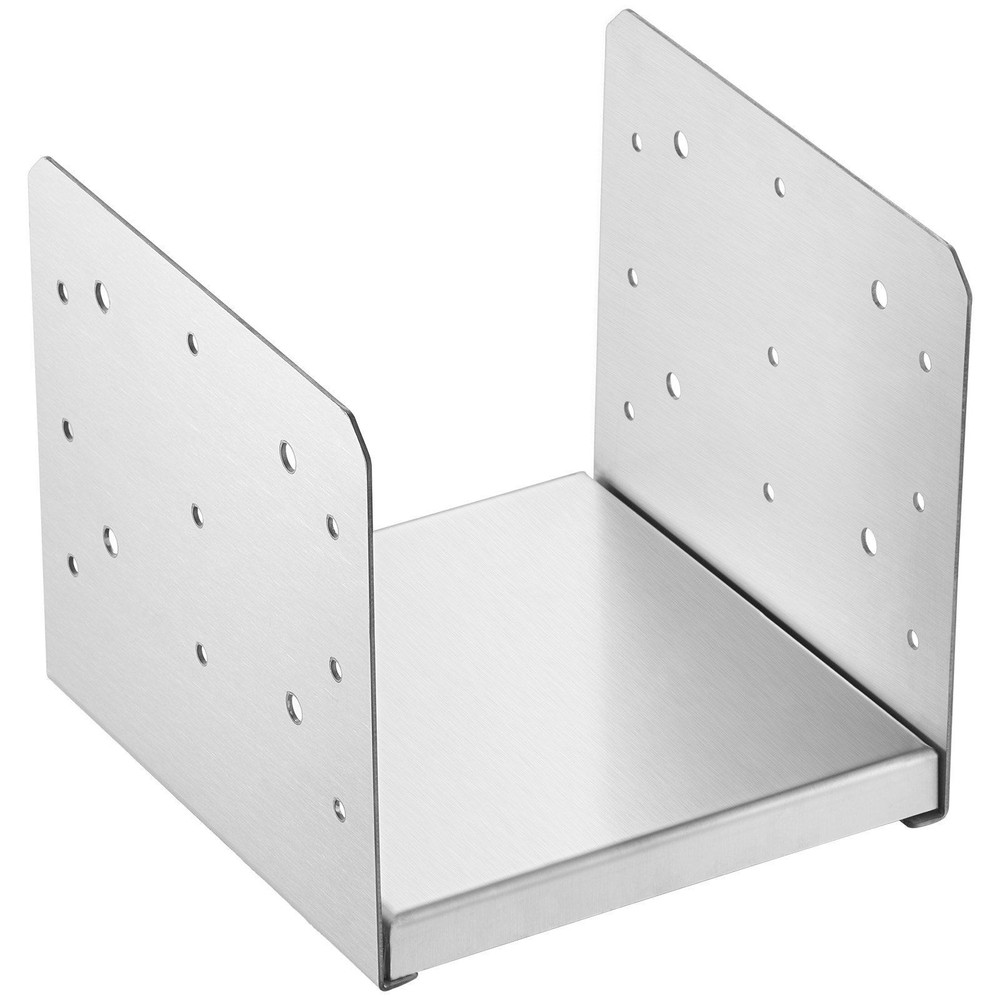 4PCS Adjustable 8 x 8 inch Post Base Bracket Stainless Steel Durable