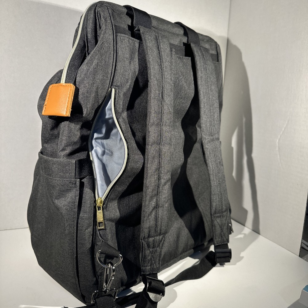 Teamoy Grey Brest Pump Large Backpack diaper bag