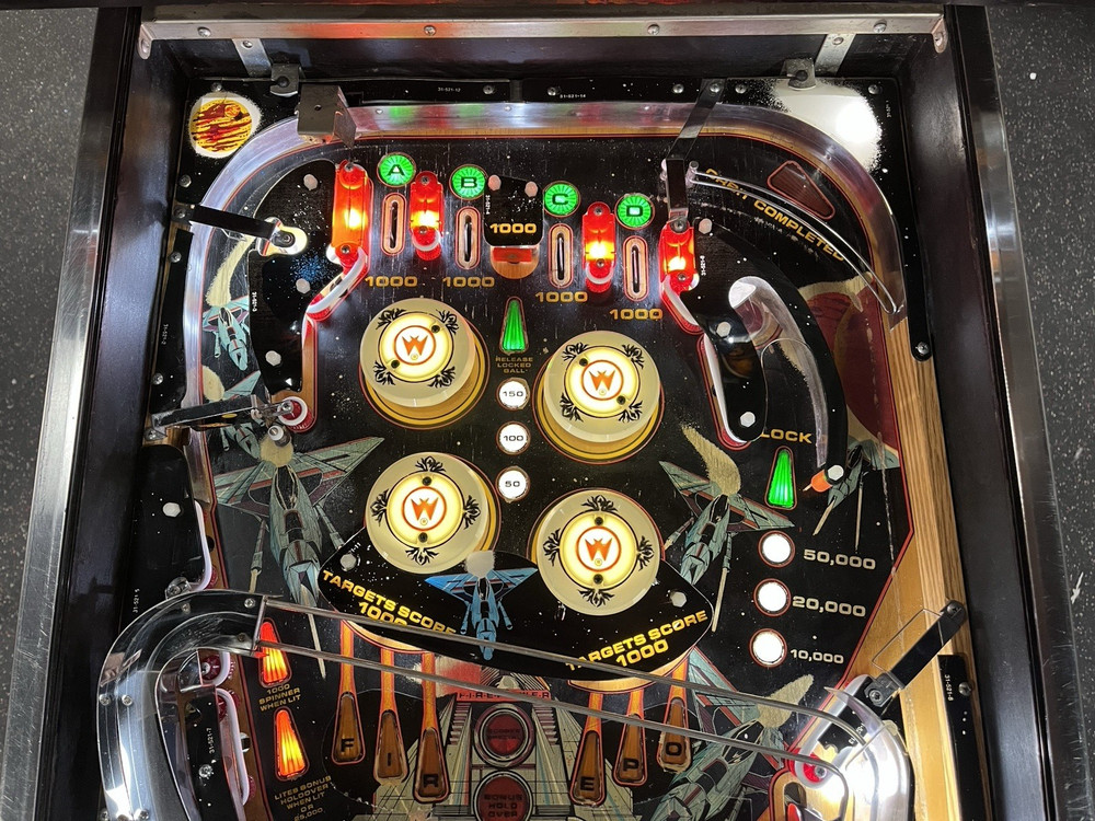 1983 FIREPOWER 2 PINBALL MACHINE PROFESSIONAL TECHS FULL LEDS PLAYS GREAT