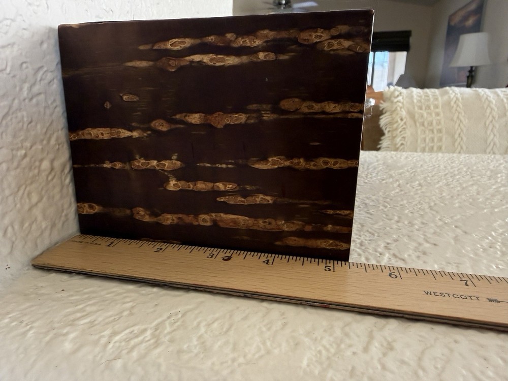 Japanese Style Cherry Bark Rectangle Dispenser Storage Case Deco