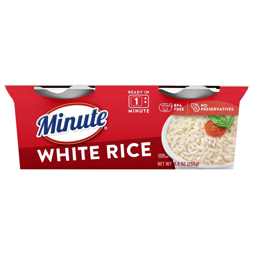 White Rice, Microwaveable Rice Cups, Gluten Free