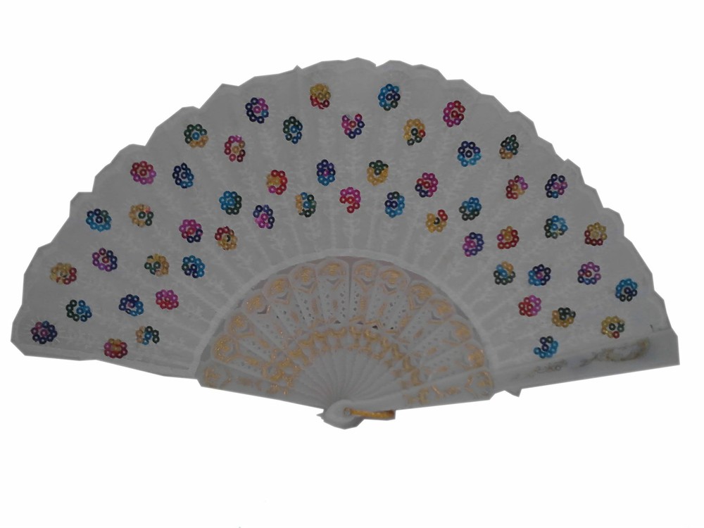Senorita Sequin Fan Costume Accessory
