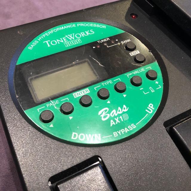 Used! KORG ToneWorks AX1B Bass Multi Effect Pedal