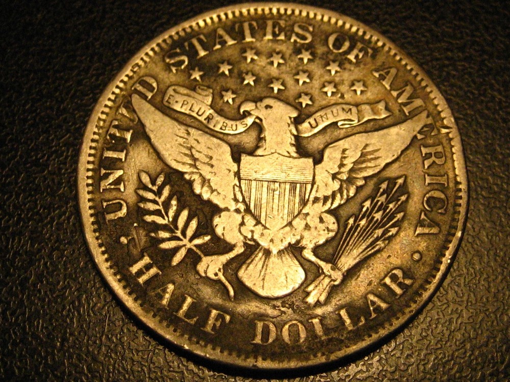 1895-P 90% Silver Barber Half Dollar Fine
