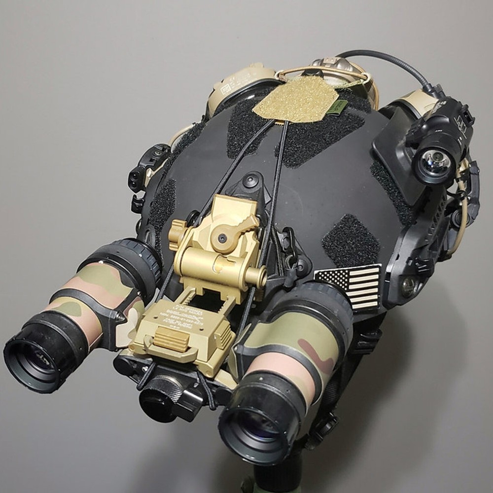Replacement Helmet NVG Mount Bracket Elastic Fixed Rope Cord Hook Loop Fasteners