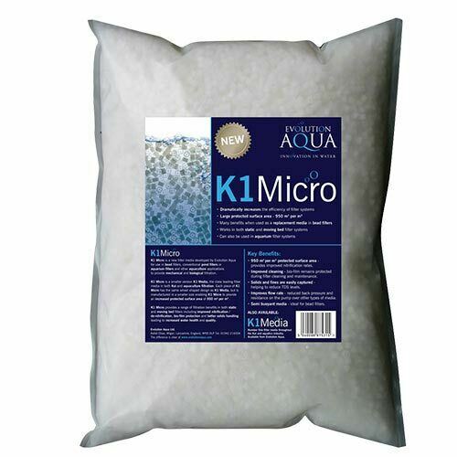 Evolution Aqua K1 Micro Pond Filtration Media 1.76 cu ft K1MICRO50L