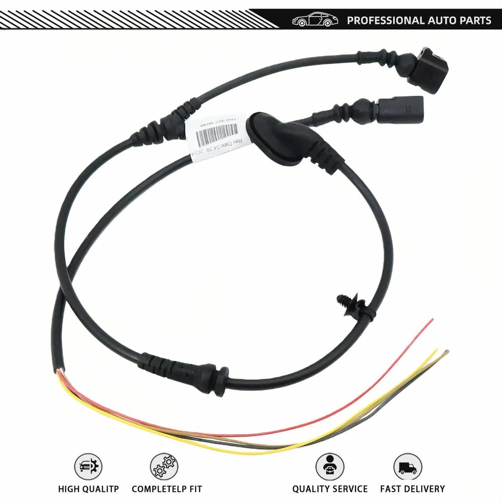Fit 2009-2016 VW Tiguan Front Left ABS Speed Sensor Replacement Wiring Harness