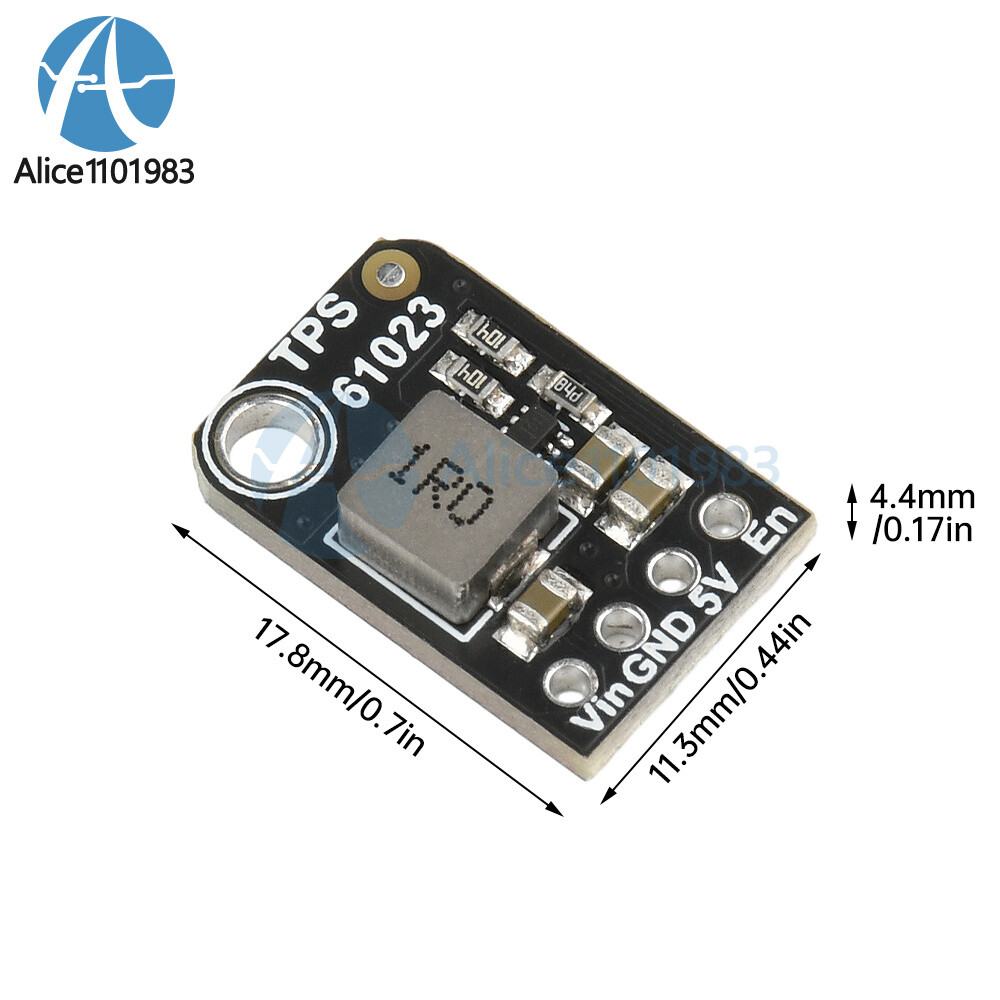 TPS61023 Mini Boost Module 5V1A Boost Regulator Voltage 2-5VDC to 5V Boost Board