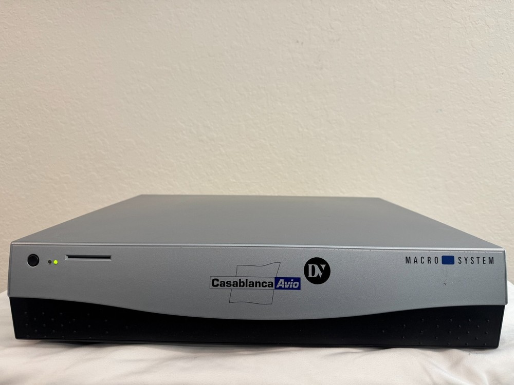 Casablanca Avio Digital Video Editing System – MacroSystem