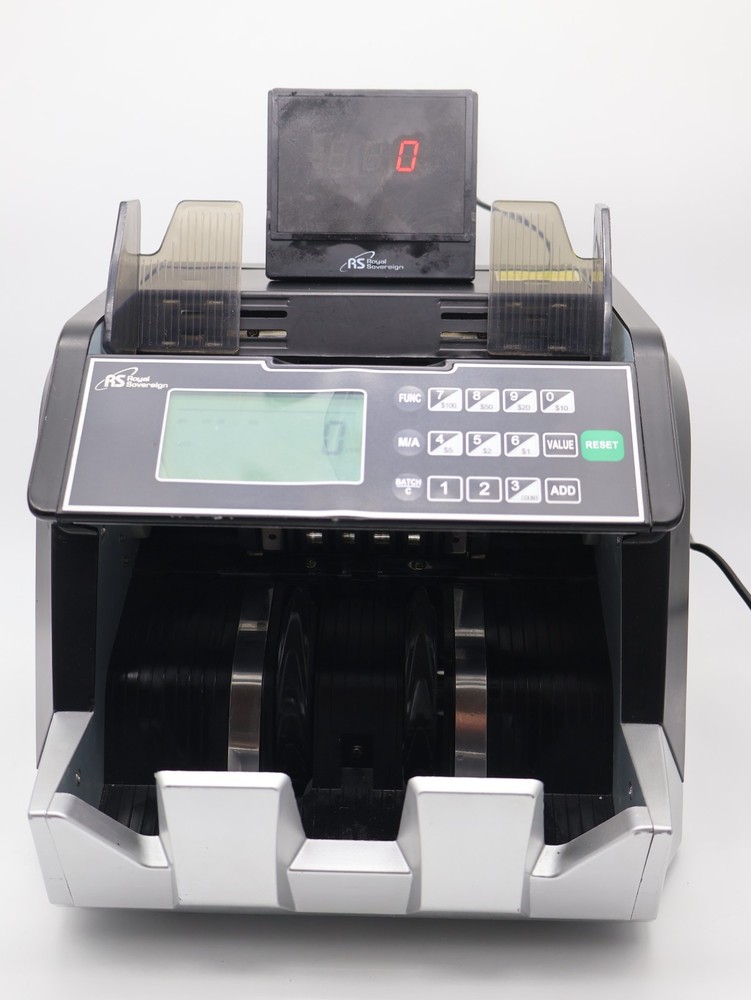 Royal Sovereign USD Money Counter, Value, Add/Batch Mode, Counterfeit Detection