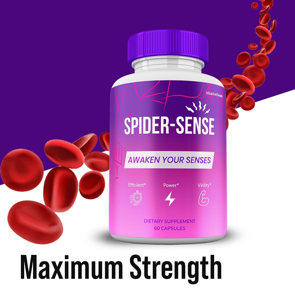 SpiderSense Capsules, Max Strength, Spider Sense Supplemement (1 Pack)