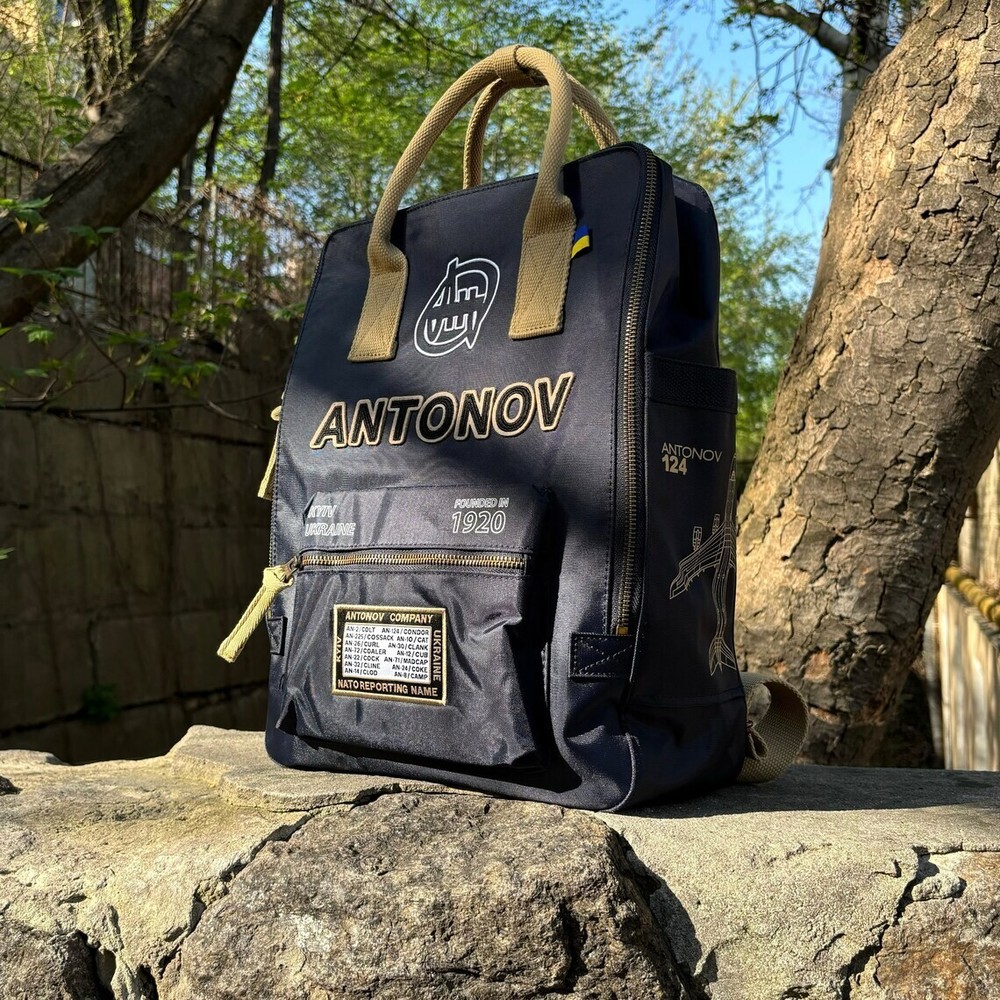 Backpack Antonov, Navy Blue Backpack, AN225 Backpack Travel, aviation bag