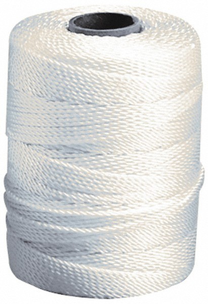 2 Ply, Polypropylene Tying Twine 252 Lbs. Breaking Strength, White, 420 Ft. p...