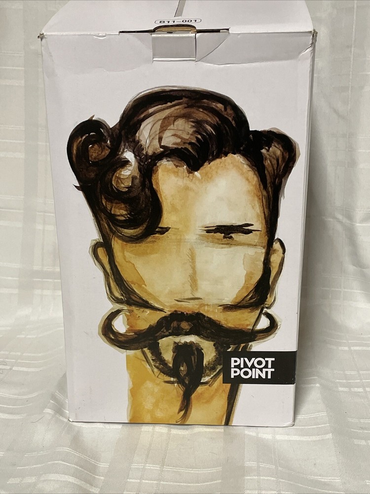 Pivot Point Mannequin Head With Beard Damaged Box