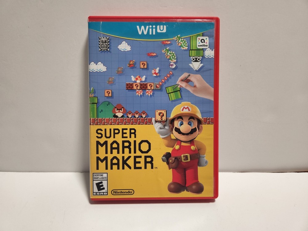 Super Mario Maker (Nintendo Wii U) Original Case Only