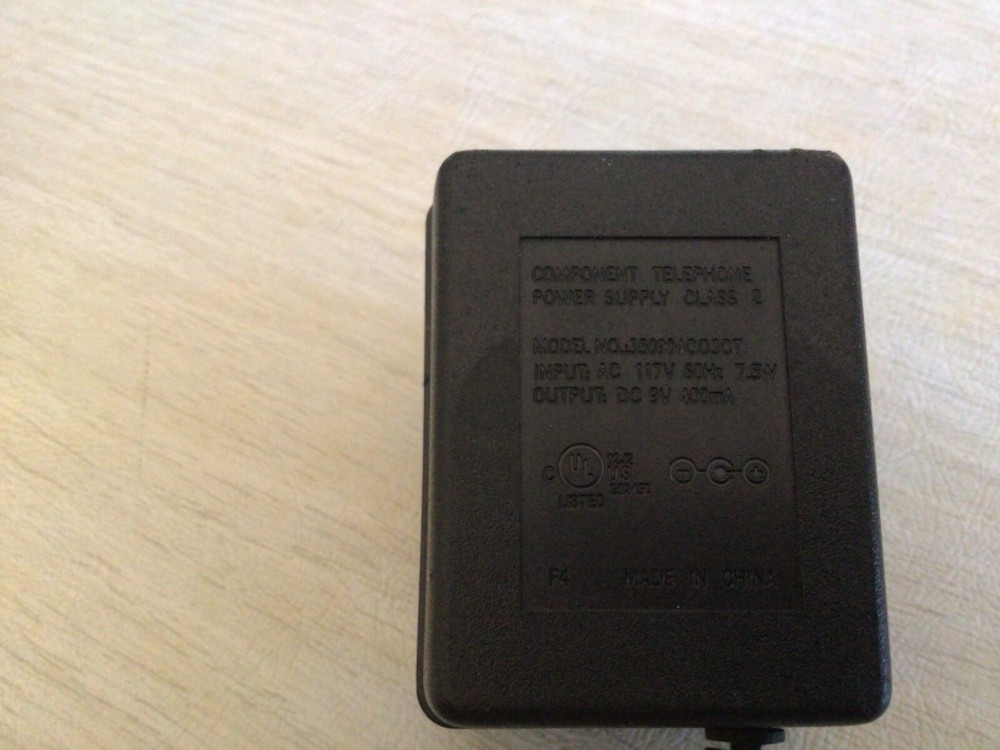 Component Telephone AC Adapter Power Supply Class 2 Model 350904003CT