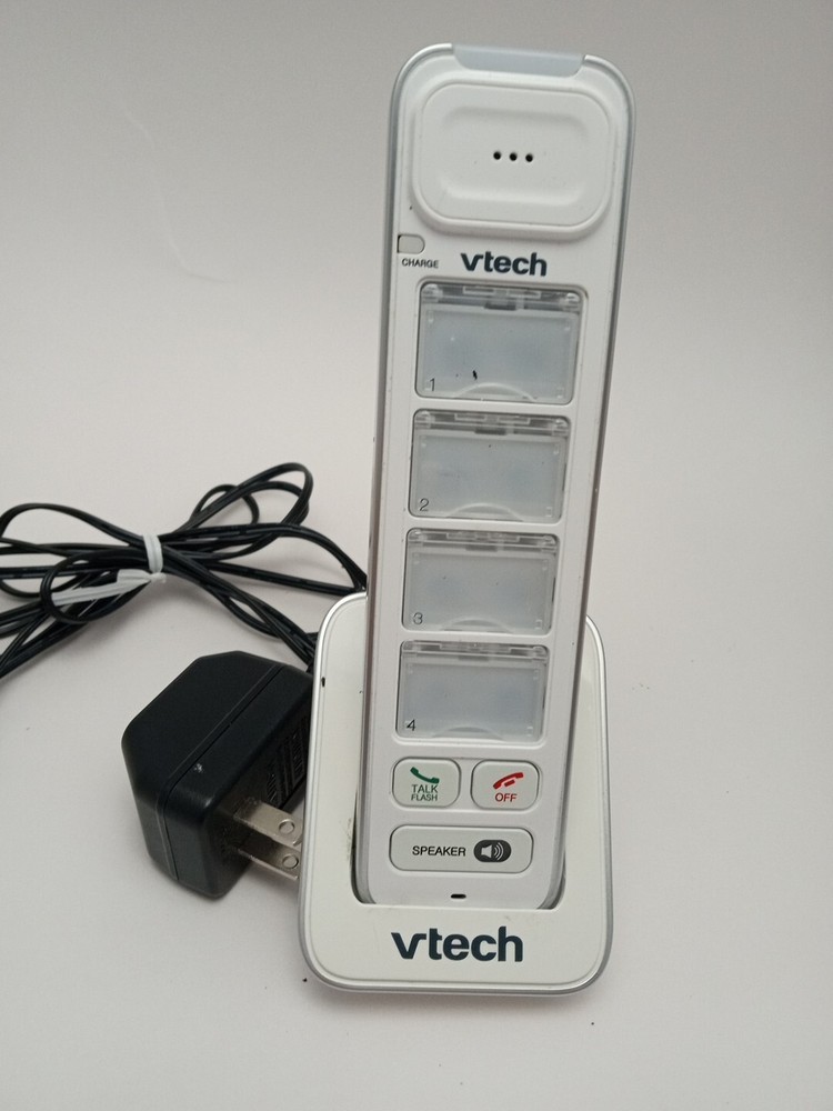VTech Photo Speed Dial Accessory Handset And Charging Base NO BATTERY