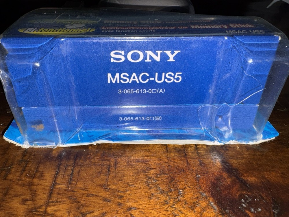 Vintage / Sony Memory Stick Reader Writer USB Optical Mouse / MSAC-US5 / Sealed