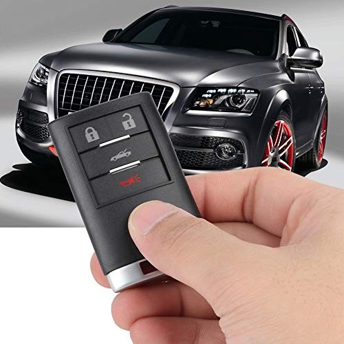 Silicone c6 Key fob Protector,Durable Textured 4 Button Car Remote Smart Key