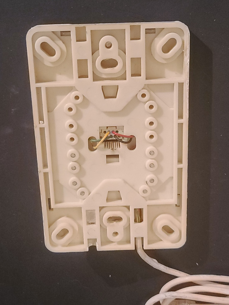 TESTED GOOD Wall Mount Assembly Phone Jack Put A Wall Phone Anywhere