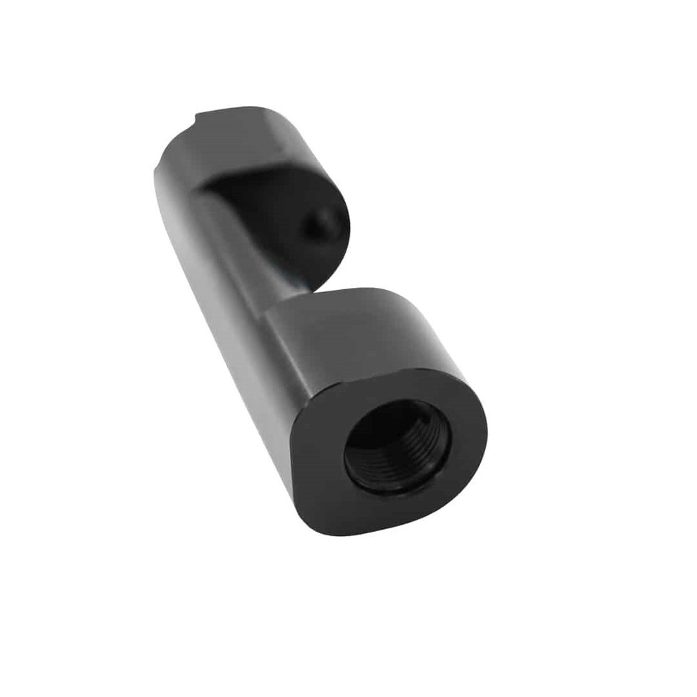 Aeromotive 15141 Billet Inline E85 Flex Fuel Sensor Bypass Adapter Mount -10 ORB