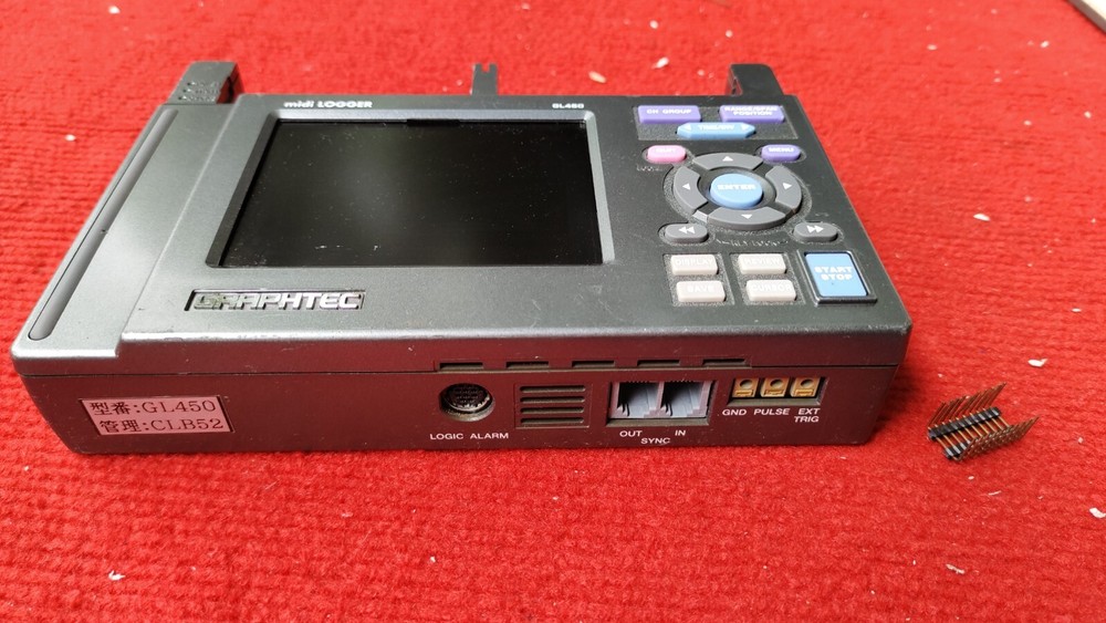 P:VT10 Graphtec midi logger GL450 data logger