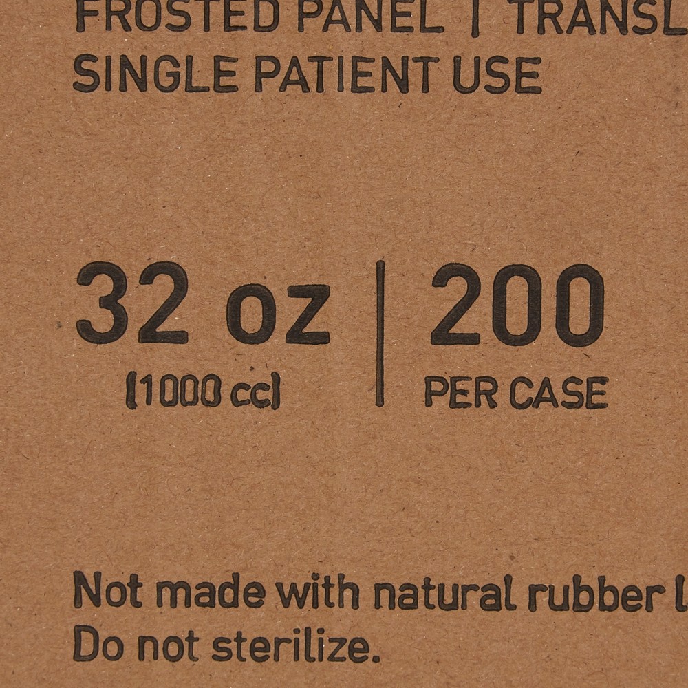 McKesson Graduated Container 1000 mL (32 oz.) Polypropylene Without Closure 200