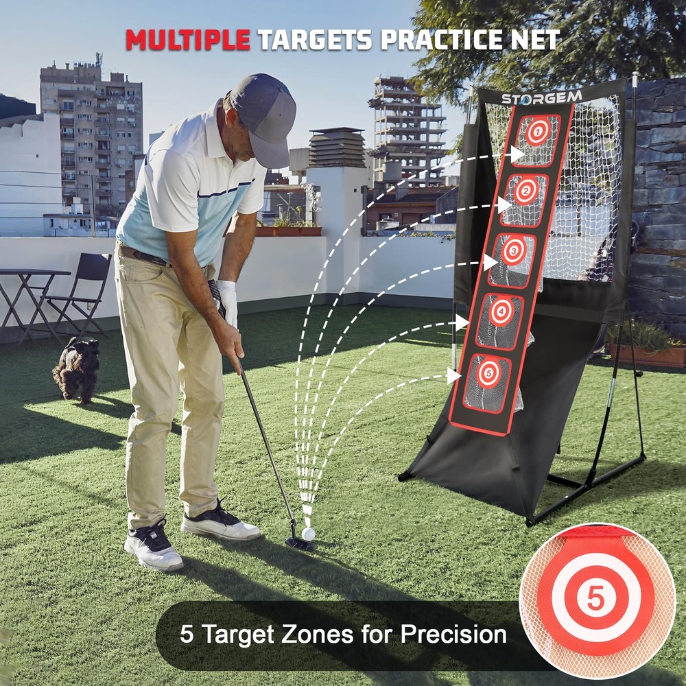 Storgem Golf Net, Chipping Net,Target Training Chip Aids for Black
