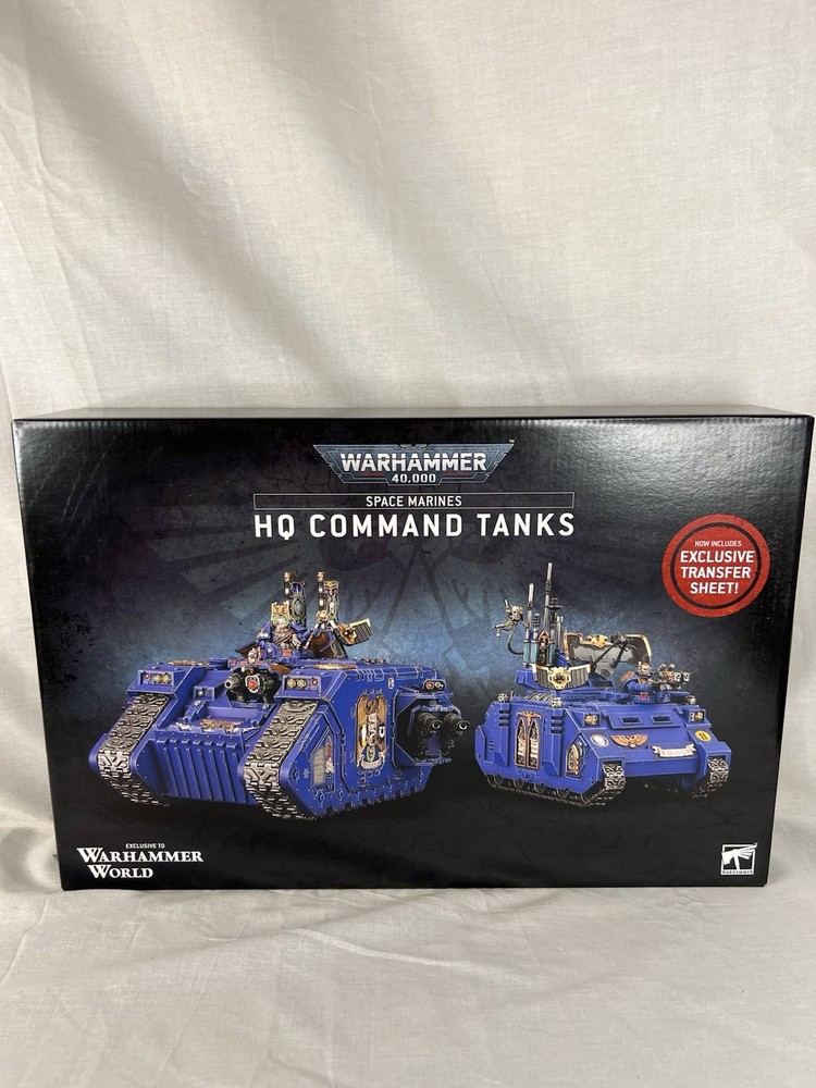 🦅📡 HQ Command Tanks - Space Marines - WARHAMMER WORLD EXCLUSIVE - BNIB 🦅📡